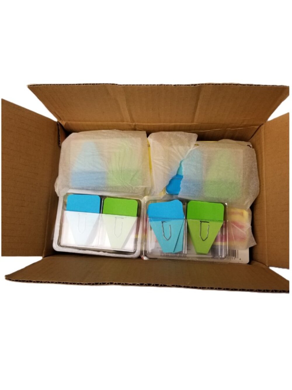 Clip Rite Clip Tabs Lot 12 Packs 288 Tabs Reusable File Organizer Supplies